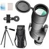 Generico Ottica Monoculare: Monoculare Con Zoom 25-75x60, Impermeabile 1000 G, Antiappannamento, Antiurto, Messa A Fuoco A, Birdwatching, Visione A Lunga Distanza, Telescopio Esterno, Cielo Stellato No