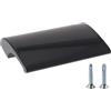 Tonitec® maniglia per balcone in alluminio, maniglione, modello:Oskar, conviti bianche, marroni e antrace, F1, F2, F3, F4, ottica acciaio inox, colore: verde oliva, colore: nero opaco.