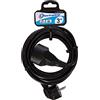 Electraline 20848042D - Prolunga, 3 metri, colore: Nero