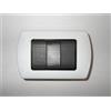 BTICINO LIVING INTERNATIONAL PLACCA 3 MODULI L4803PB
