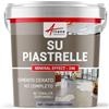 ARCANE INDUSTRIES Cemento Cerato su Piastrelle Cucina Bagno 10 m² Titanio Grigio Chiaro