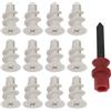 EMSea 250 Pezzi Tasselli Per Cartongesso Tasselli Autoperforanti In Nylon Tasselli Per Cartongesso Dimensioni Viti Ø 5-6mm Per Ripiani Mobili Con Utensili