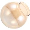 JHKNNK Paralume a Globo in Vetro di Ricambio da 150 MM Ambrato, Copertura Luminosa Sferica per Lampada da Sospensione, Adatto a Soggiorno e Studio