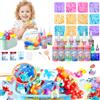 Balakaka 2026 Nuovo Magic Water Elf Con 12 Gel Colorati/ 2 Luminosi, Kit Creativo 3D Magic Gel con 12 Formine/Acquario, Giocattolo Acquatico Fatto a Mano Regalo per Bambini 5 6 7 8 9