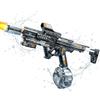 Airmsa Pistola ad Acqua Elettrica, Acqua Automatiche Spara Acqua con Luce a LED, Water Gun Automatica Water Blaster per Feste Estive,Giardino,Piscina,Spiaggia per Bambini e Adulti (Nero)