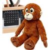 Rrlihjgu Peluche a forma di animali, con braccia lunghe, morbido e tenero, giocattolo di animale per decorazione della casa, per bambini, ragazze, adulti, fan, soggiorno, camera da , ufficio