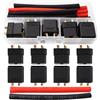 Lyeteung 5 Pairs XT90 Connettore, XT90 Maschio Femmina Battery Connettore con Guaina Termorestringente, per Batteria Lipo, Nero