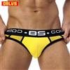 ORLVS Biancheria intima da uomo di marca Maglia Qucik-Dry Slip da uomo sexy Traspirante Mens Slip Cueca Mutandine maschili Mutande Slip 3 colori BS107