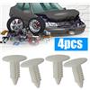NONE 4 pezzi universale bianco auto auto nylon 6-7mm foro parafango paraurti tappi fori targa anteriore copertura spina accessori interni auto