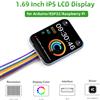 SHCHV Schermo LCD IPS da 1,69 pollici Interfaccia SPI 240×280 262K Colori Modulo display ST7789V2 per Arduino ESP32 Raspberry Pi 4B 3B+ Zero