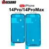 AOCARMO Per iPhone 14 Pro Max 14Pro Adesivo impermeabile per schermo LCD anteriore + Colla adesiva per batteria posteriore