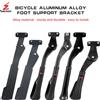 NONE Supporto per bici poggiapiedi regolabile MTB neve pieghevole cavalletto per bicicletta supporto per rack di parcheggio cavalletto laterale tutore per piedi parti di ciclismo