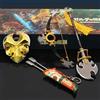 Bandai 3pcs Savage Lynel Gifts Box Set Breath Of The Wild Zelda arma gioco in metallo arco periferico lancia modello di arma giocattoli regali per ragazzi