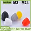NONE M3-M24 PE Hex Nuts Cap cappello protettivo esagonale berretti colorati a vista per proteggere le ruote dell'auto decorazione esterna e scivolo per bambini