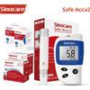 SINOCARE Glucometro Sinocare Safe Accu2, 50/100 Strisce Reattive, Misuratore di Glicemia, Monitor per Test del Glucosio nel Sangue, per Diabete o Test della Glicemia