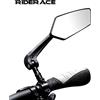 RIDERACE Specchietto retrovisore per bicicletta Trasparente per bici Ampia gamma Vista posteriore Riflettore retrovisore Manubrio regolabile Specchio sinistro destro