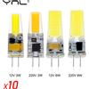 YNL 10 pz LED G4 COB Lampada AC DC 12 V 220 V Mini Dimming G4 HA CONDOTTO LA Lampadina Lampada Illuminazione A LED Sostituire Alogena Faretto Lampadario lampada a LED