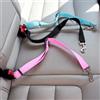 NONE Cintura di sicurezza per auto per cani Protezione di sicurezza Accessori per animali domestici da viaggio Collare per guinzaglio per cani Imbracatura per auto solida staccabile