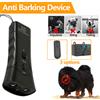 NONE Repellente per cani da compagnia dispositivo antiabbaio per cani con torcia a LED dispositivo di controllo della corteccia ad ultrasuoni a doppio sensore 3 modalità per cani di piccola taglia
