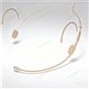 DIXSG Fascia per capelli con microfono auricolare omnidirezionale per Sennheiser Shure AKG MiPro Audio Technica 4Pin 3Pin TA4F Blocco da 3,5 mm