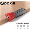 AOCKE X2 Sbavatura del legno Smussatura Raschietto per filetti Lavorazione del legno Coltello per rifilatura dei bordi Angolo Lama per pialla manuale Utensili manuali