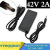 NONE Caricabatteria per bici elettrica 36V 2A Caricatore 42V 2A Caricatore al litio Li-ion Li-poly per scooter ebike serie 10 36V