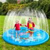 NONE I bambini giocano tappetino spray 100 cm spiaggia gonfiabile sprinkler d'acqua pad gioco all'aperto giocattolo prato piscina tappetino giocattoli per bambini