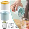NONE Stampo per cubetti di ghiaccio in silicone Secchiello per ghiaccio rotondo Frigorifero fai-da-te fatto in casa estivo Creatore di ghiaccio congelato Stampo per cubetti di ghiaccio creativi Strumenti
