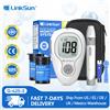 LinkSun Misuratore di glicemia G-425-3 Glucometro Nessun codice per test del diabete 10/50/100 pezzi Strisce Lancette Zucchero nel sangue medico mg/mmol