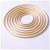 NONE 1 pz cerchio floreale in legno di bambù cerchio macramè cerchio anelli in legno per la festa nuziale casa ghirlanda di fiori fai da te acchiappasogni cornice decorazione