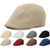 NONE Cappello sportivo berretto sottile in cotone e lino tinta unita Cappello moda Cappello traspirante Cappelli strillone Cappello da sole