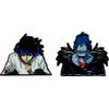 Bandai 2 pezzi divertente personaggio anime smalto spille spille zaini spille spille spilla in metallo per vestiti gioielli di moda regali per gli amici