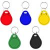 5YOA 5/10pcs RFID 13.56mhz Smart Chip Portachiavi Ic Etichetta riscrivibile Impermeabile Copia Carta Distintivo Uid Token Tag Clone Duplicatore