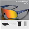 ROCKBROS Occhiali polarizzati da ciclismo Occhiali da sole per bici da strada MTB UV400 Protezione solare per bicicletta Luce Attrezzatura sportiva per bici unisex