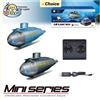 CONUSEA Mini Barca sottomarina Rc Barche di simulazione subacquea 6CH Doppio motore 2.4G Nave telecomandata Giocattoli elettrici per ragazzi Bambini