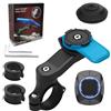 NONE Supporto Universale per Telefono da Bicicletta e Moto, Porta Cellulare per MTB 360 ° Rotante e orientabile per MTB o bici da strada