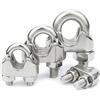 NONE 10 PZ Argento A2 In Acciaio Inox Tipo U-Bolt Cavo Clip M2 M3 M4 M5 M6 M8 Morsetto Bullone Hardware Per La Casa di Lavoro