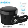 BroadLink RM4 Mini Telecomando Universale IR, Interruttore WiFi Smart Wireless, Controller Bluetooth con Sensore HTS2 per Alexa Google Home