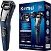 Kemei 632 0.5-10mm Regolabile Barba Tagliacapelli per Uomo Ricaricabile Baffi Stubble Tagliacapelli Viso Macchina per tagliare i capelli