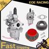 NONE 49CC Per 43cc 47cc 49cc Motore Mini Moto ATV Quad Dirt Pocket Bike Go Kart 2 Tempi Carburatore Con Filtro Aria In Acciaio tubo di Ingresso
