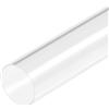 NONE Tubo acrilico trasparente da 45 cm Tubo rotondo acrilico rigido trasparente ad alta trasparenza Accessori per acquari per acquari Raccordi per tubi per lampade