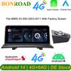 Bonroad Qualcomm 4 + 64G/8 + 128G Android 14 lettori video per auto navigazione GPS per BMW X3 E83 2003-2011 con schermo di fabbrica Carplay