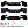 MagicKit Labbro paraurti posteriore per BMW Serie 1 F20 F21 114d 116d 118i 120i 125d M140i M135i M Sport 2015+ Diffusore LCI con luci freno a LED