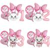 Disney Palloncino a tema Marie Cat Forniture per feste di compleanno per ragazze Decorazione per baby shower Giocattolo per palloncini per bambini in lamina di lattice