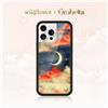 TOPTOY Custodia per telefono Wildflower Orebellas Moon per iPhone 17 16 15 14 13 12 Pro Max Plus WF ‌ Cover posteriore antiurto vintage retrò Cloud