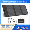 MHPOWOS Pannello solare MHPOWOS da 45 W, caricatore da pannello solare portatile da 18 V Alimentatore di emergenza di backup IP67 per telefono da viaggio in furgone da campeggio all'aperto