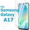 Leeshionz Per Samsung Galaxy A17 Pellicola protettiva in vetro temperato, resistente ai graffi e senza bolle, durezza 9H