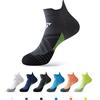NONE Calzini da corsa unisex Traspiranti ad asciugatura rapida Anti vesciche Assorbimento dell'umidità Calzini sportivi imbottiti con supporto per l'arco plantare
