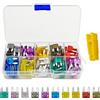 AOKIN 120 pz Mini Fusibili Per Auto Tipo di Lama Automotive Micro Fusibili Assortimento con Estrattore di Fusibili In Scatola 2A/3A/5/A/7.5A/10A/15A/20A/25A/30A/35A