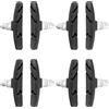 NONE 2/4/8 pezzi MTB bici da strada pastiglie freno silenziose ciclismo V pastiglie supporto freno scarpe blocchi di gomma accessori ciclismo durevoli nero